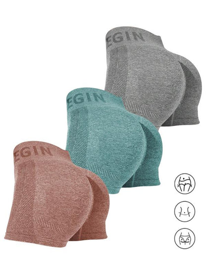 High Waist Sports Gym Shorts