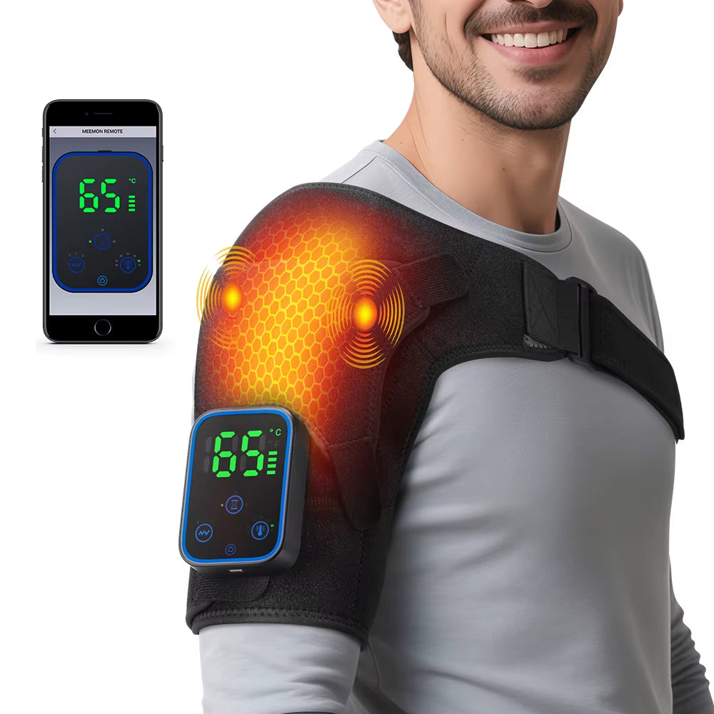 ThermaRelief™ – Electric Heated Shoulder & Knee Massager